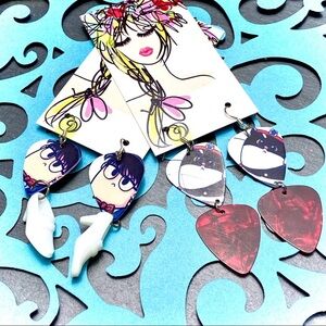 NWT Doraemon Earring Bundle